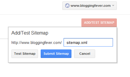 add sitemap xml file