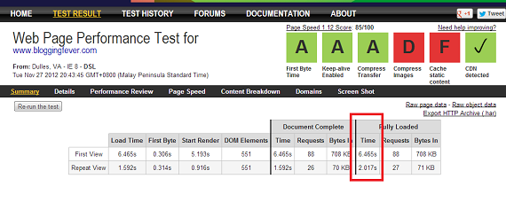 WP Super Cache - WebPageTest WP Super Cache - WebPageTest