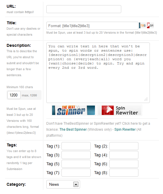 social monkee submission form